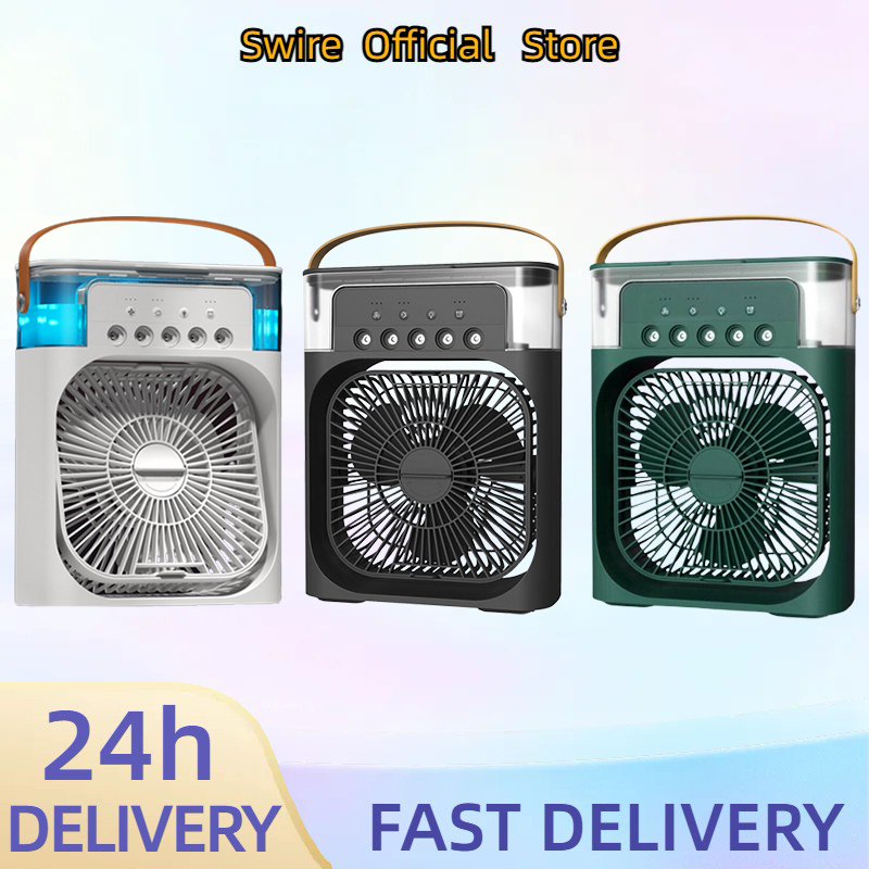 Portable Desktop Air Cooler And Humidifier With 3 Speed Cooling_voghion.com