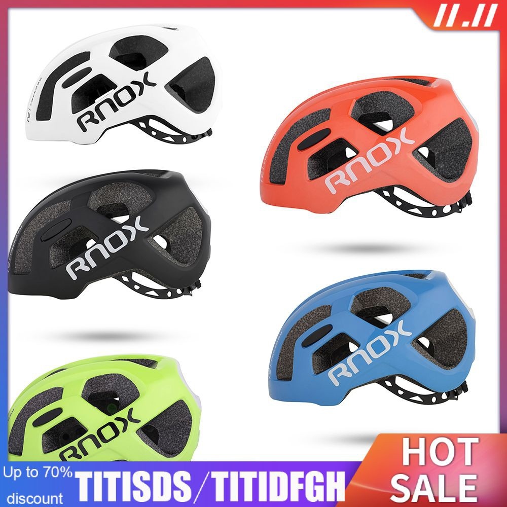 [Outdoor accessories]【On sale 】 RNOX Ultralight Cycling Helmet Rainproof MTB City Road Bicycle helmet For women Men Racing Bike Equipments