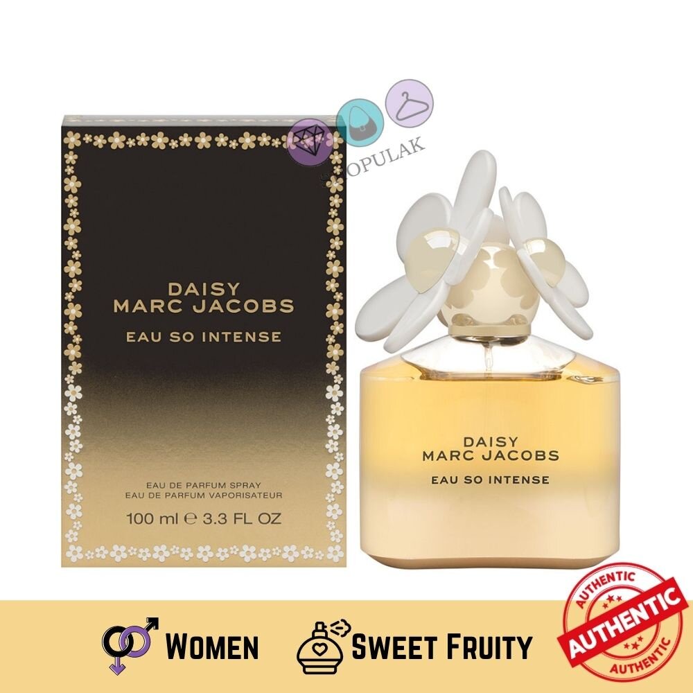 [BestBuy] Original Perfume Marc Jacobs Daisy Eau So Intense EDP 100ml For Women / Her - Minyak Wangi Perempuan
