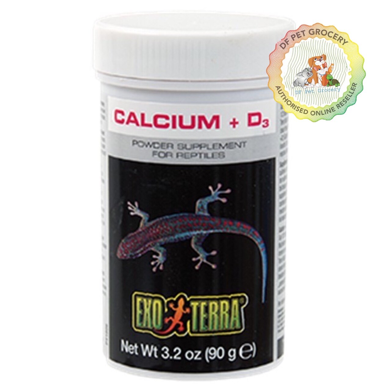 Exo Terra Calcium + D3 Powder Supplement For Reptiles 90g PT1856