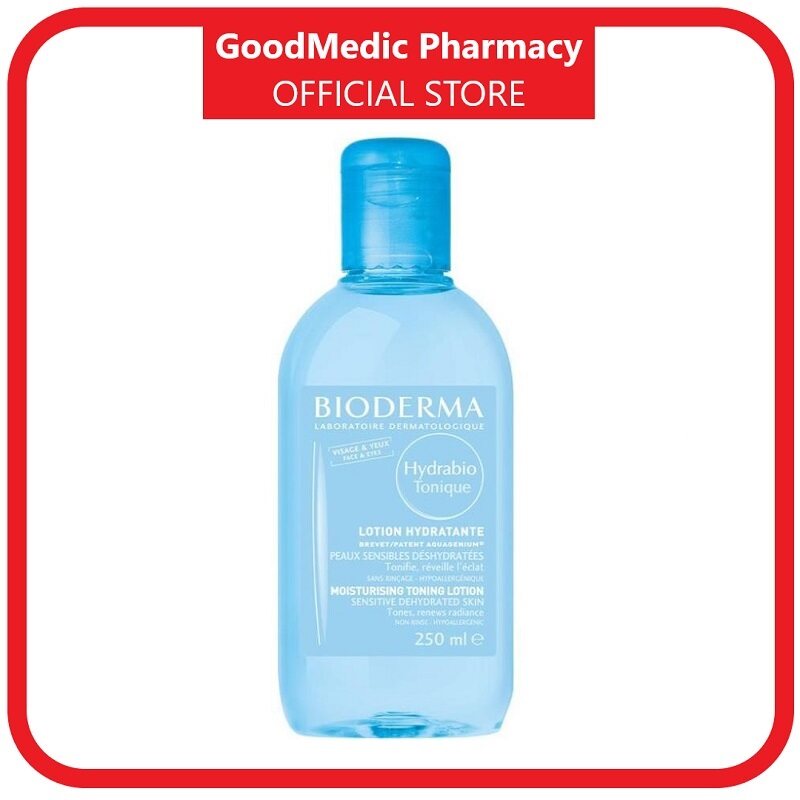 BIODERMA Hydrabio Tonique Toning Lotion 250ml EXP:07/2023 [BLUE] [toner, moisturised,for dehydrated and sensitive skin]