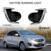 LED DRL Daylight Daytime Running Lights Front Fog Light Lamp for Mitsubishi Attrage Mirage G4 2012-2021