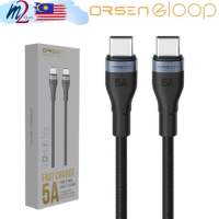 ELOOP S6 [5A/100W] SUPER FAST CHARGING TYPE-C TO C CABLE SUPPORT QUICKCHARGE PD FAST CHARGING 1.5 Miter