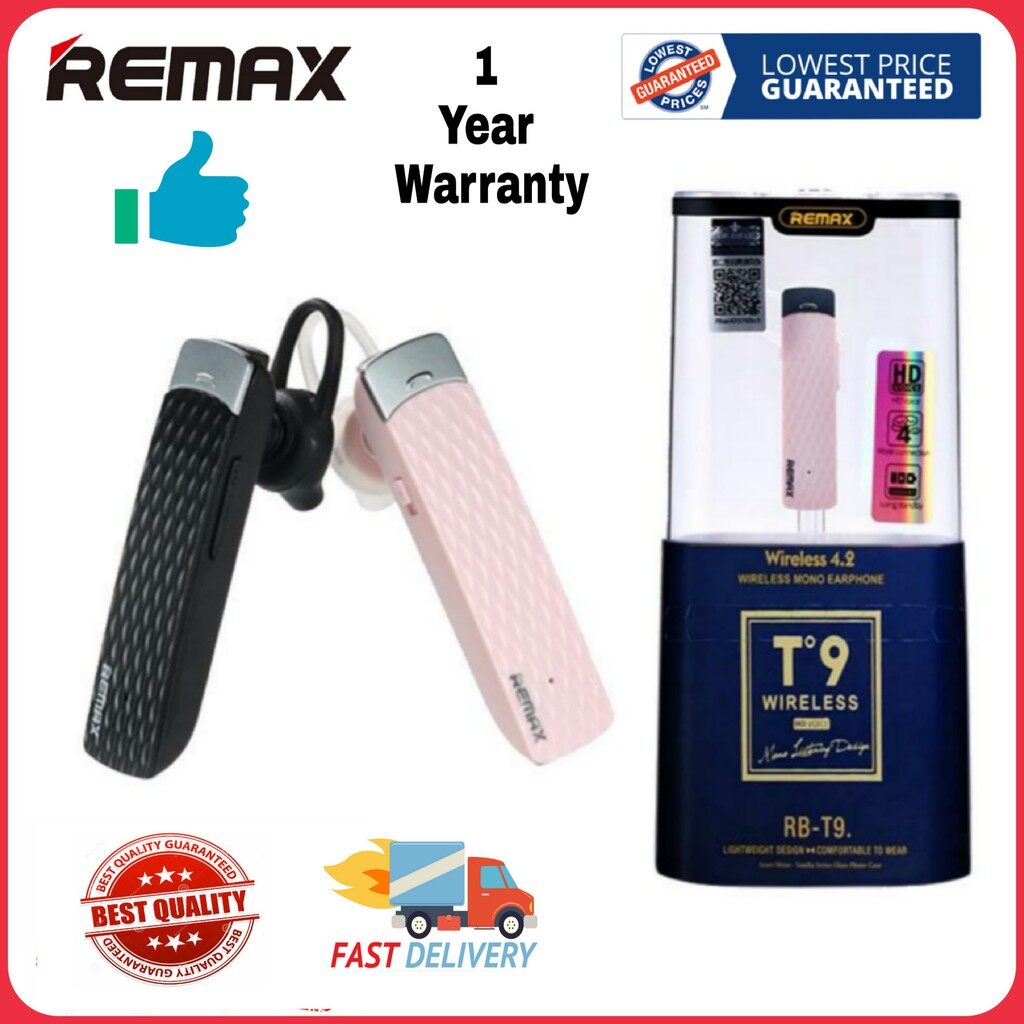 [ Last Chance Buy ] Remax RB-T9 original Bluetooth Headset Ready Stock