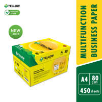 IK Yellow 450s 80gsm A4 paper 1 Carton box (10 Ream) (450 sheets/ream)