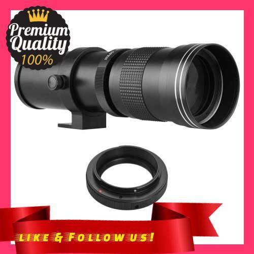 People's Choice Camera MF Super Telephoto Zoom Lens F/8.3-16 420-800mm T Mount with Adapter Ring Uni