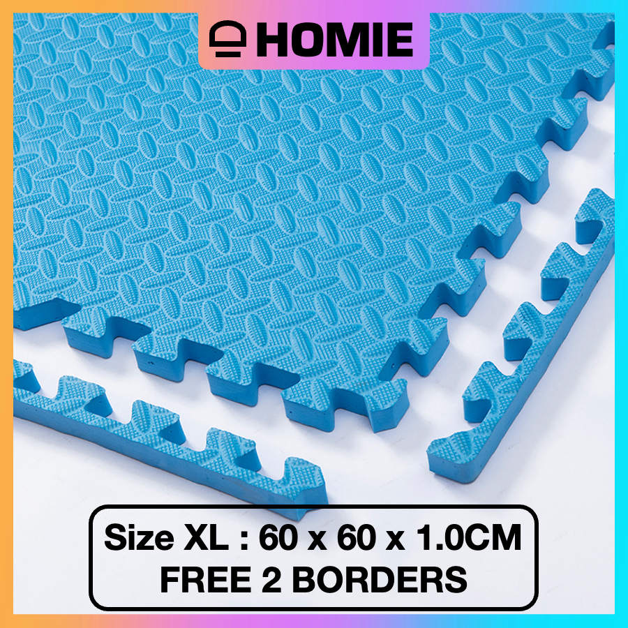 60 x 60 CM EVA Foam Mat/ Baby Play Mat [BORDERS INCLUDED]