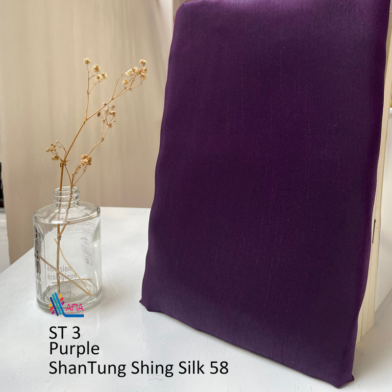 Shantung Shining Silk Bidang 58 Price For 0.5m Fabric For Brides Dress Ana Textile