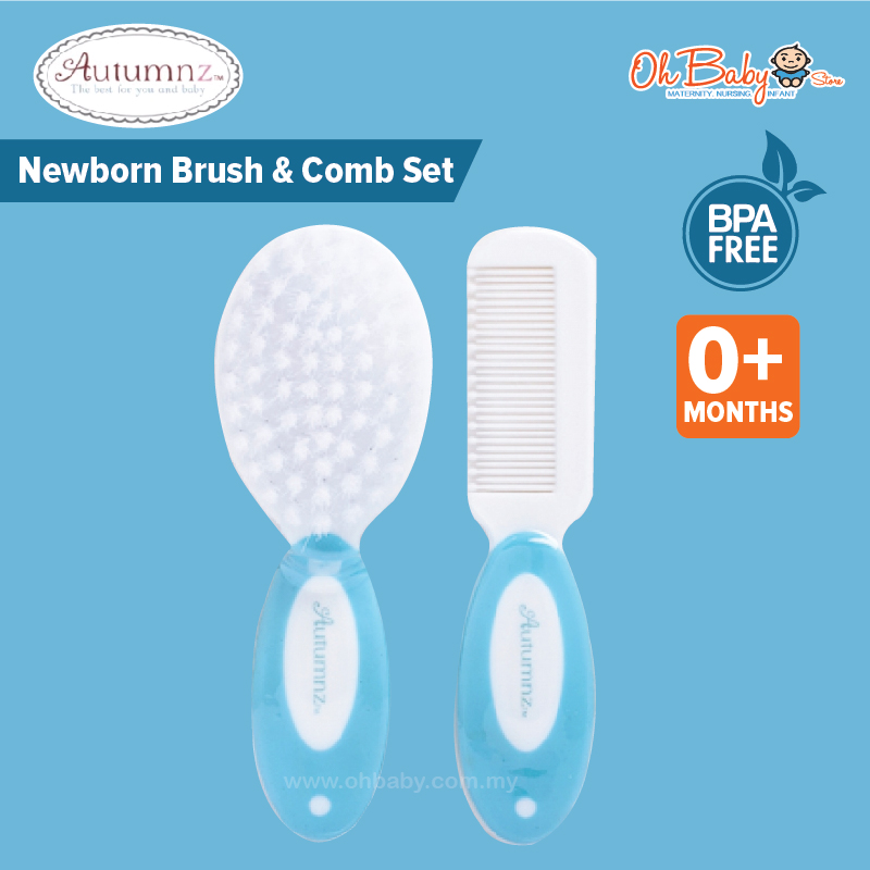 Autumnz Newborn Hair Brush & Comb Set | Oh Baby Store
