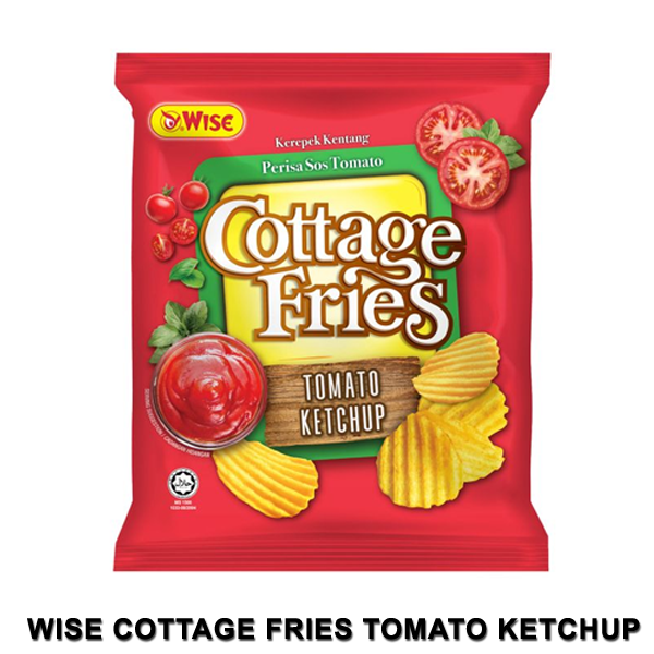 Wise Cottage Fries Tomato Ketchup Potato Chips 60G