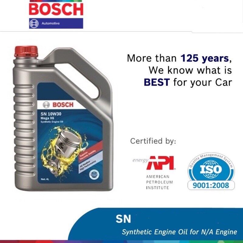 Bosch Mega X6 10W30 Semi Synthetic Engine Oil 4L 1987L24060 Price