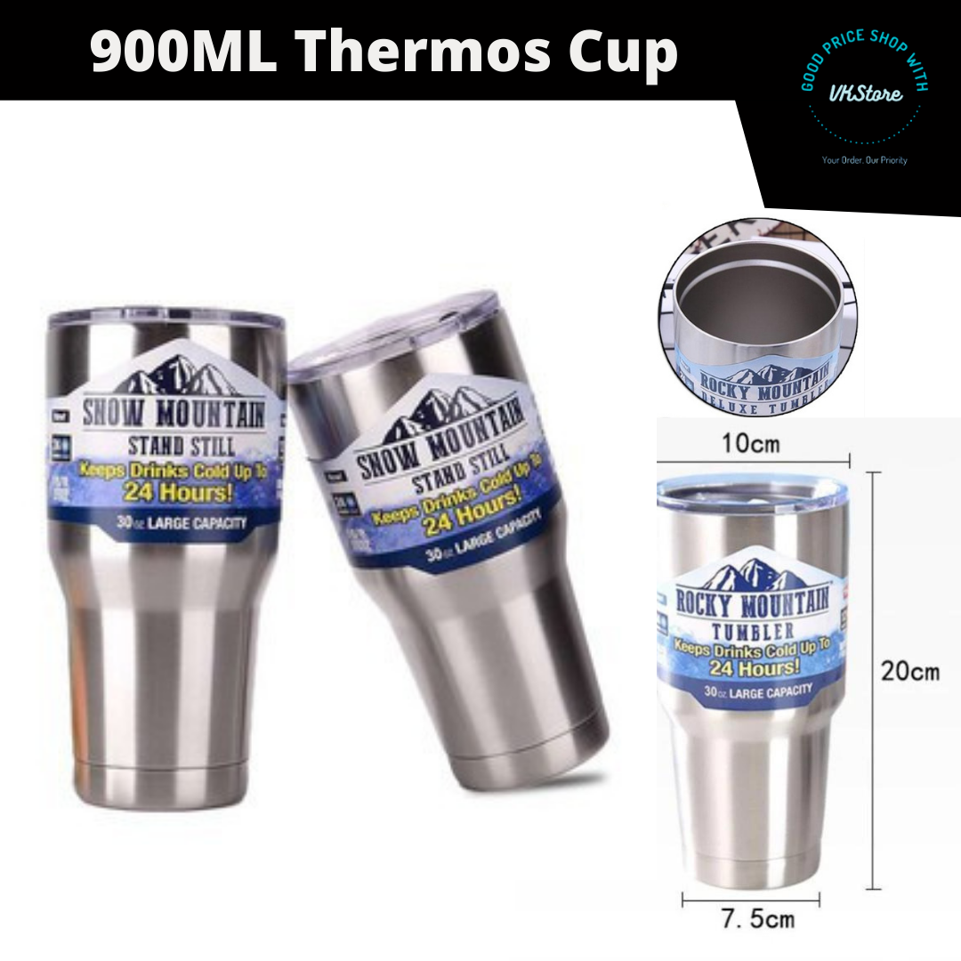 900ml Amazing Thermos Cup Ice Cup Thermos Vacuum Flask Thermos Flask 冰霸杯