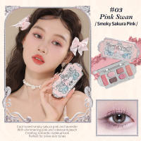 FlowerKnows Swan Ballet Series Six-Color Eyeshadow Palette
