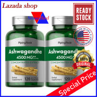 PipingRock Ashwagandha 4500 mg (per serving) 120 Quick Release Capsules