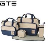 GTE 5 in 1 Multifunction Tote Baby Shoulder Diaper Bags (Dark Blue) - Fulfilled by GTE SHOP