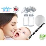 High Quality Real Bubee Electric Automatic Dual Breast Pump (DOUBLE) BPA Free With Bottles