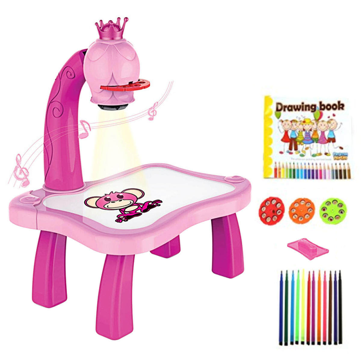 Игрушка детский столик с проектором
