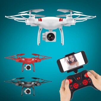 KY101 2.4G 4CH 6Axis RC FPV Drone With Wifi 2.0~3.0MP HD Camera Quadcopter Red