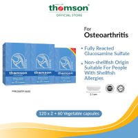 Thomson OsteoPro 120 Capsules x 2 + 60 Capsules | Value Pack | Joint Care Supplement | Supports Healthy Joints Mobility & Active Lifestyle