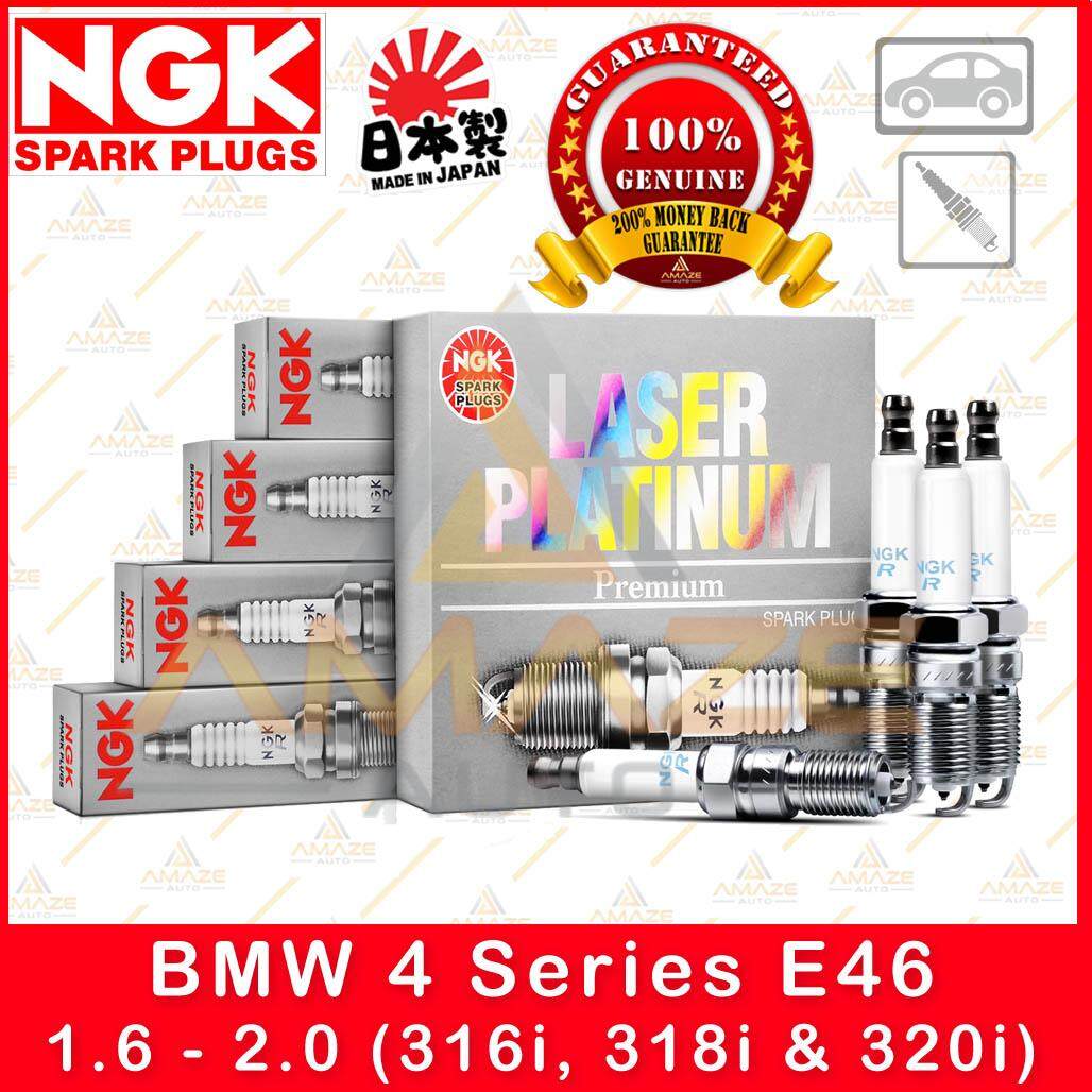 NGK Laser Platinum Spark Plug for BMW 3 Series E46 1.6-2.0 (316i, 318i & 320i)