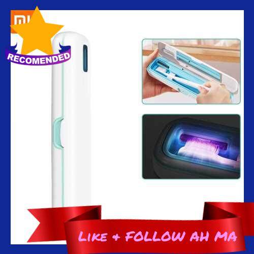 Best Selling Xiaomi Youpin Xiaoda Toothbrush UV Sterilizer Portable Toothbrush UV Sterilization Box Brush Head 99.9% UV-C Disinfection Storage Box Sterilization (Orange)