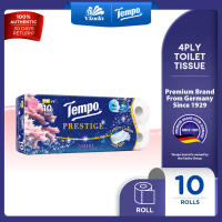 Tempo Prestige Toilet Tissue 4ply Sakura Limited Edition (10 Rolls) - Thick & Soft
