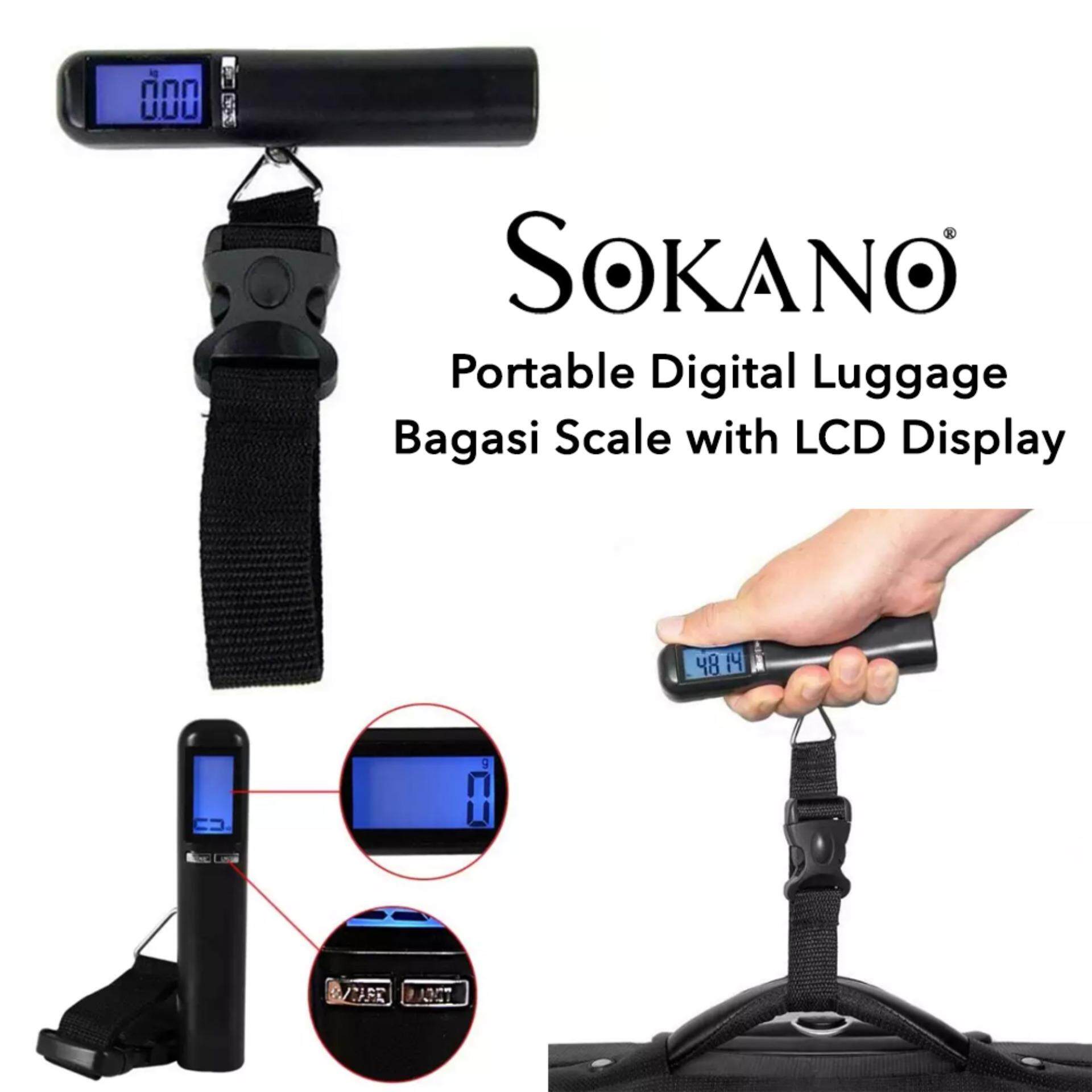 Portable Digital Luggage Bagasi  Scale with LCD Display