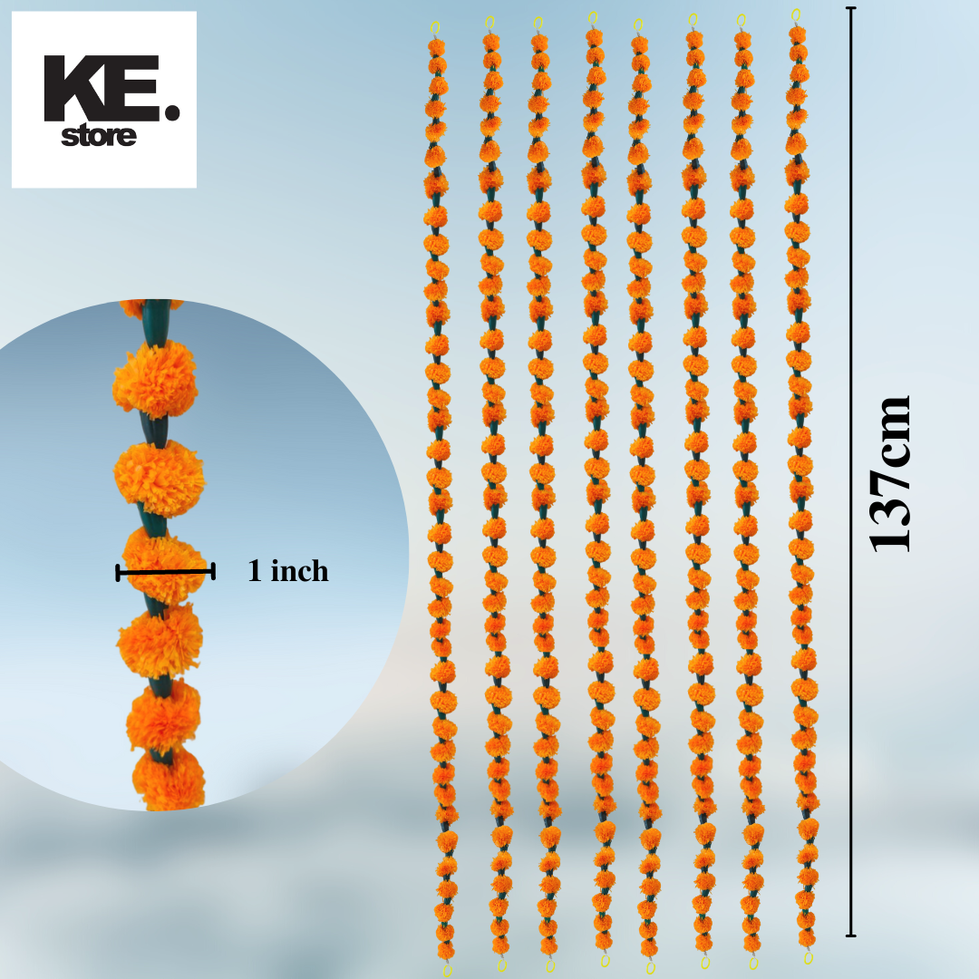 Artificial Garland ( Saram Maalai )/Marigold/Wedding Decoration/Festive Decoration/Religious Decoration/AG 001