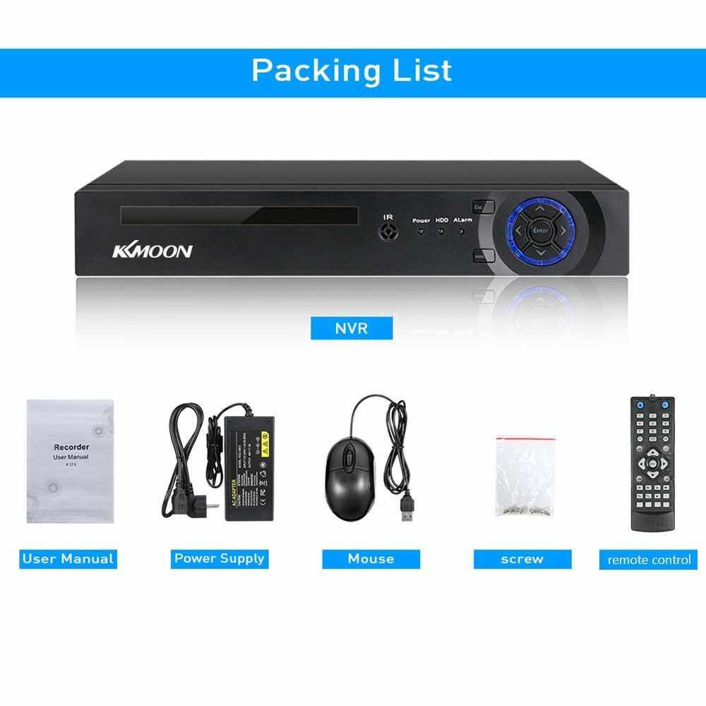 8CH NVR POE Network Video Recorder Supported 4CH 5MP,8CH 4MP/3MP/1080P Any IP Camera (Black)