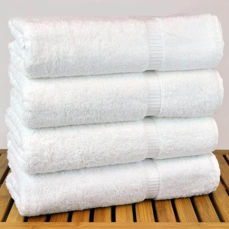 Turkish Cotton 100% Cotton 75CM X 140CM ( Bath Towel White)