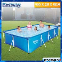 BESTWAY 56405 4.0 Meter Steel Pro Frame Pool Set Adult Family Kids Large Outdoor Swimming Water Pool Kolam Air / Renang