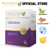 NUTRIXGOLD Caltolive | Calcium Vitamins K2 + D3 Support Bone Health | Kesihatan Tulang