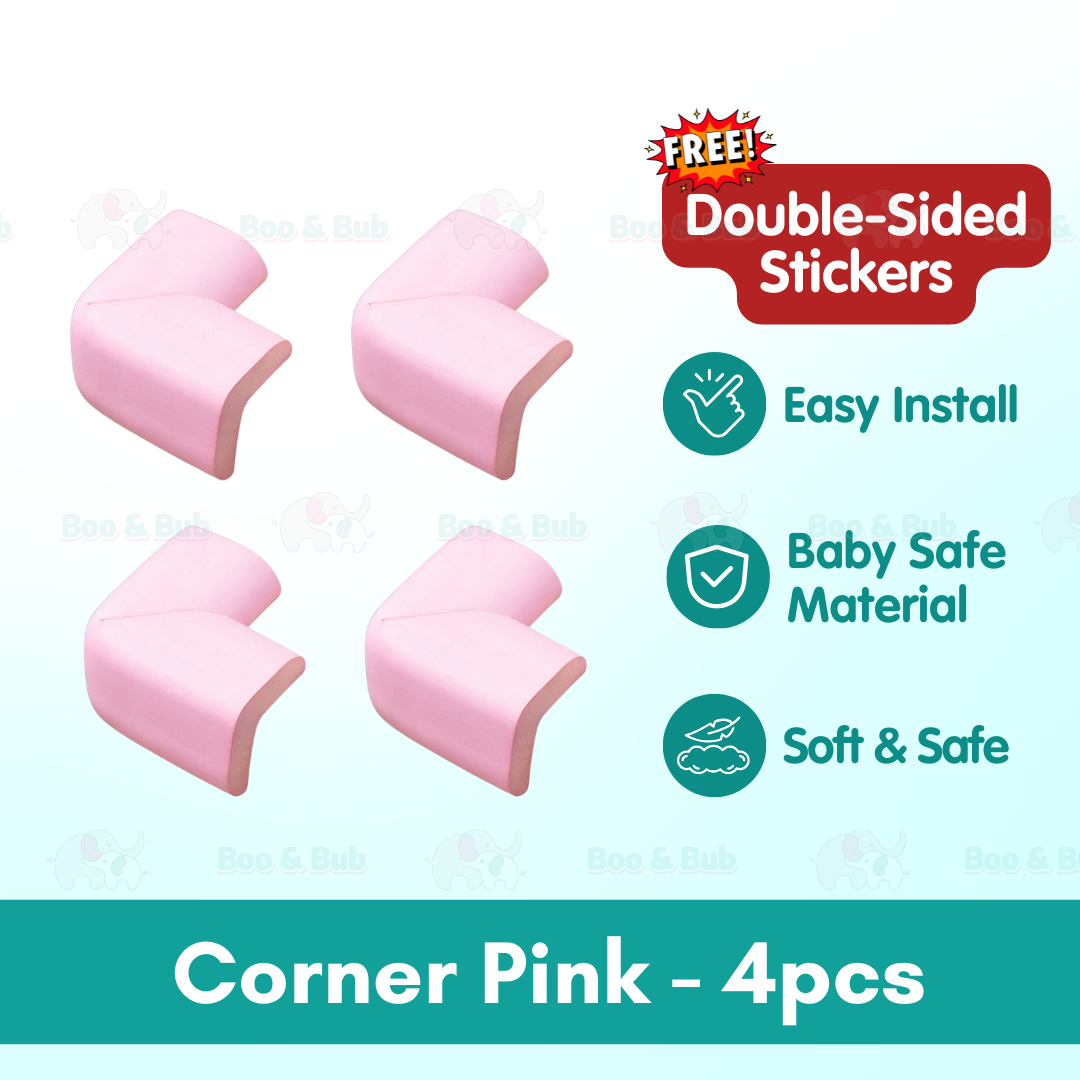 Boo&Bub 2m Edge & Corner Guards/Baby Bumper/Edge Strip/Table Corner Edge Protector | Bayi Keselamatan Tabel Ujung Pojok