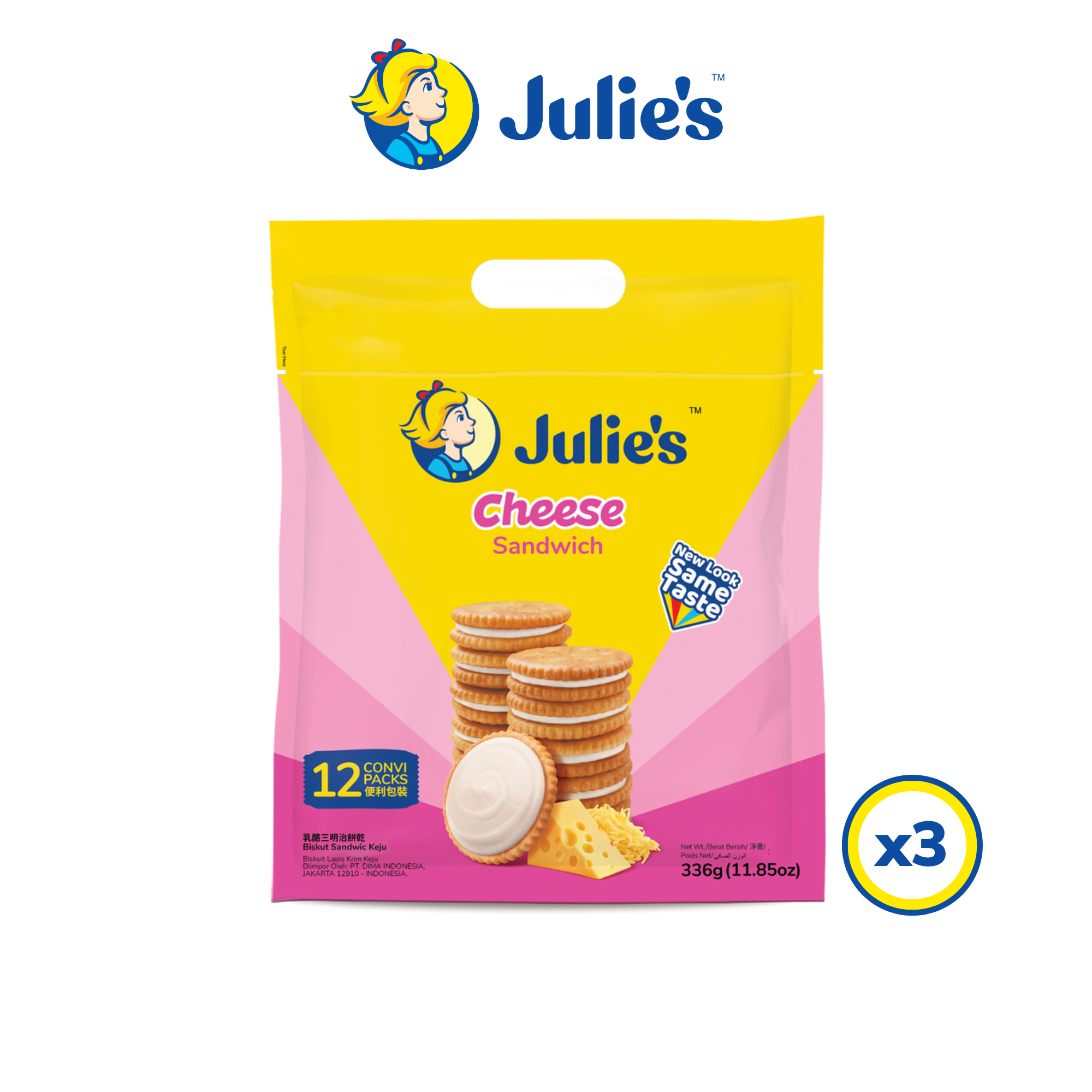 Julie\'s Cheese Sandwich 336g x 3 packs