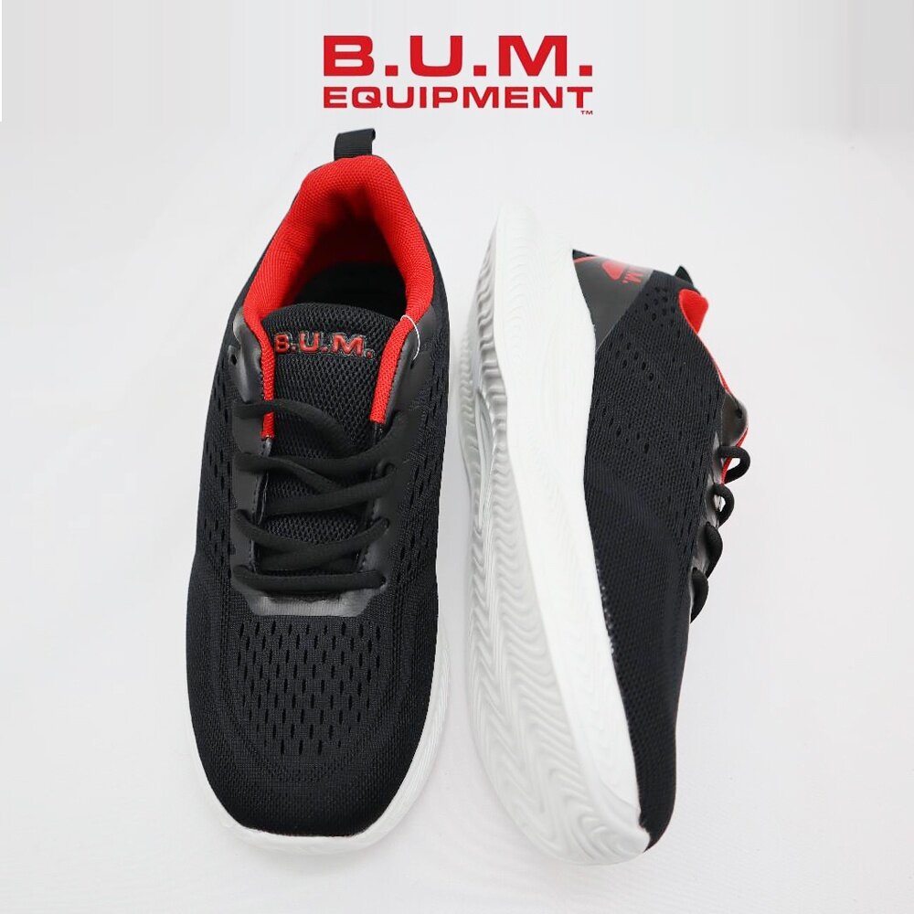 BUM Men Sneaker BM89139 Black x Red