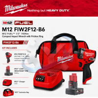 MILWAUKEE M12 FUEL™ 1/2” 745Nm Compact Impact Wrench with Friction Ring M12 FIW2F12
