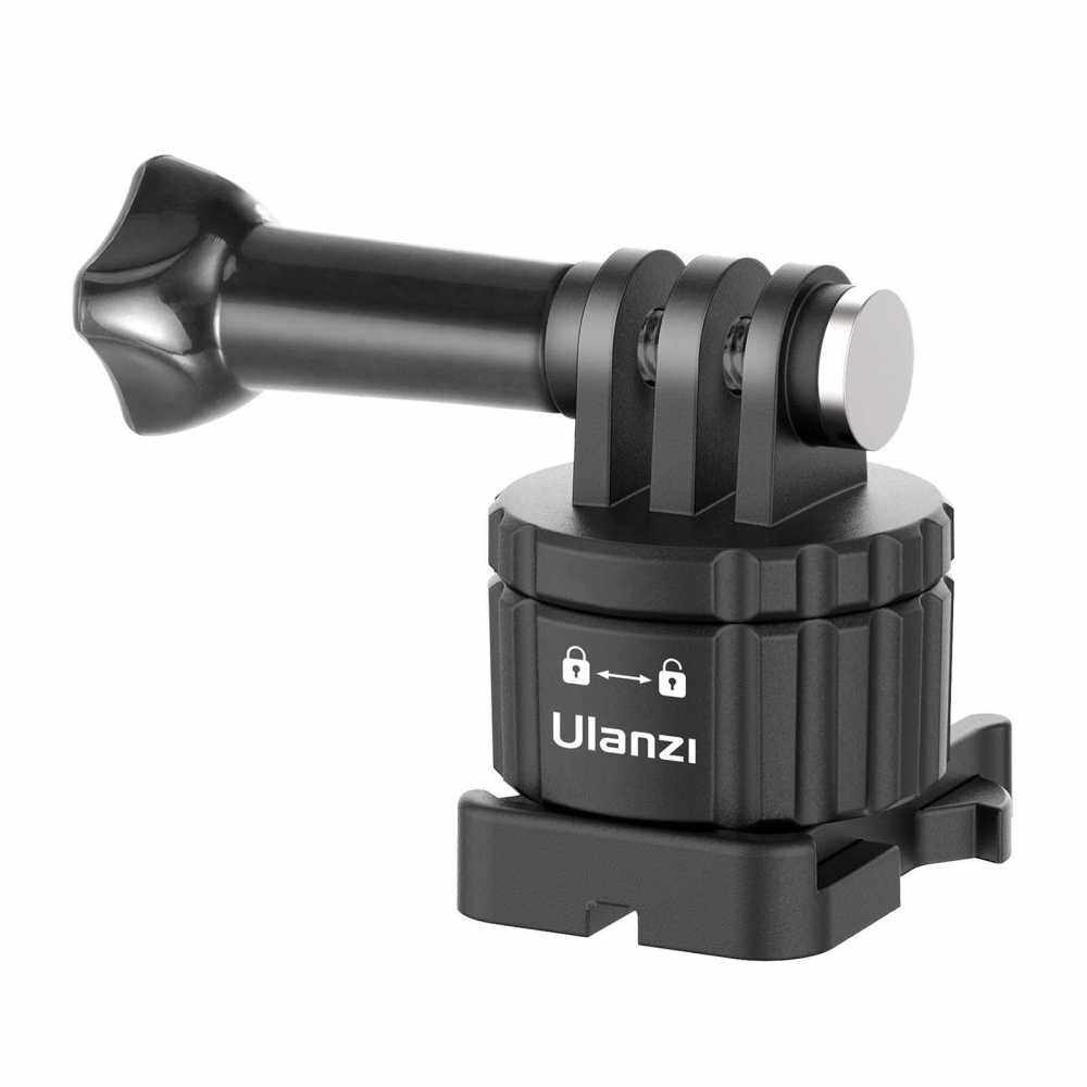 Ulanzi GP-11 Action Camera Quick Release Buckle Magnetic Adapter Universal Sports Camera Buckle Mount Adapter Replacement for GoPro Hero 9/8/7/6/Max, DJI Osmo Action (Standard)