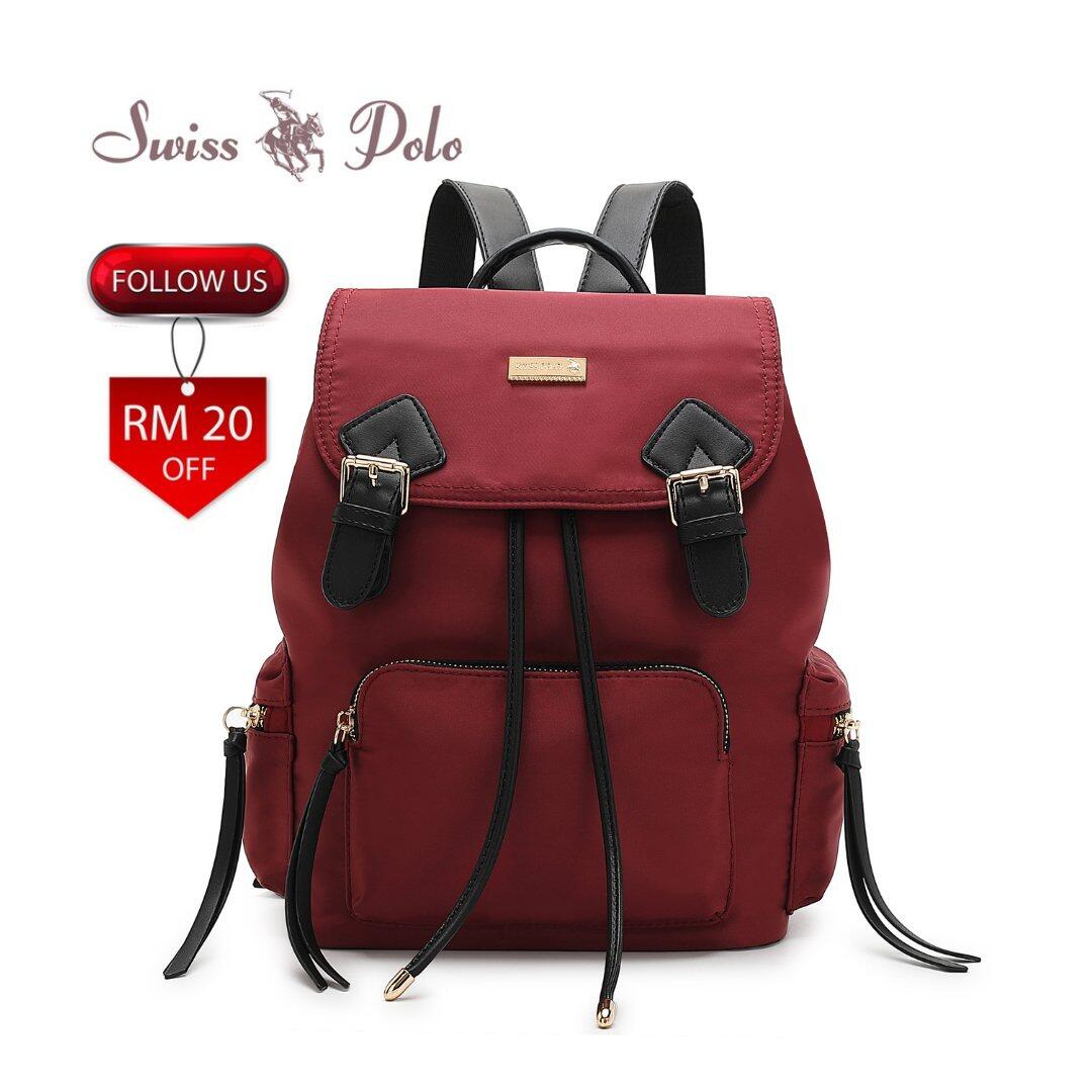 SWISS POLO Ladies Backpack HEK 7575-2 RED
