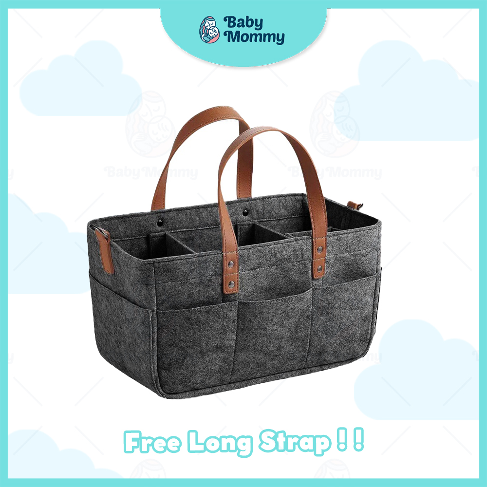 Ready Stock 🇲🇾 Stroller Bag Maternity Diaper Baby Bag Mummy Bag Hanging Nappy Diaper Bag Organizer Portable Storage Bag