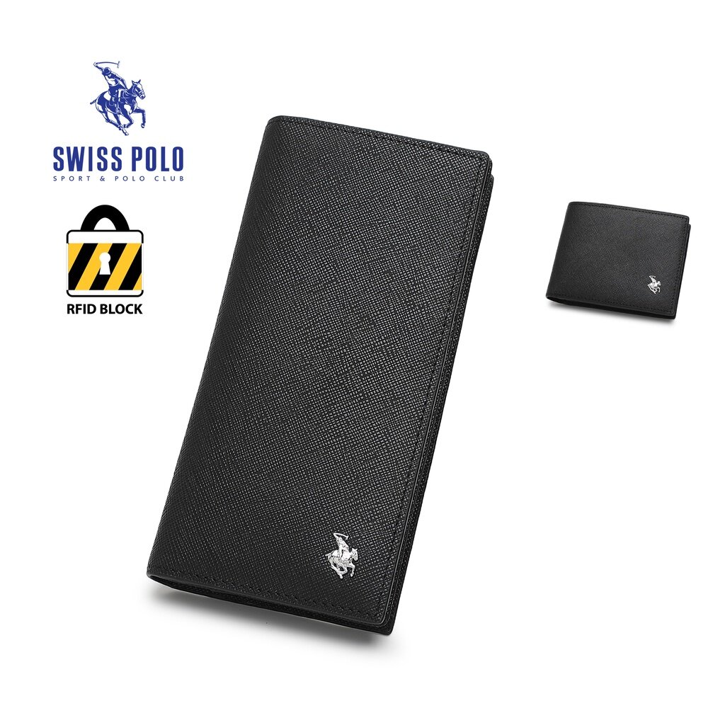 SWISS POLO Genuine Leather Rfid Long Wallet SW 179 MULTI COLOR