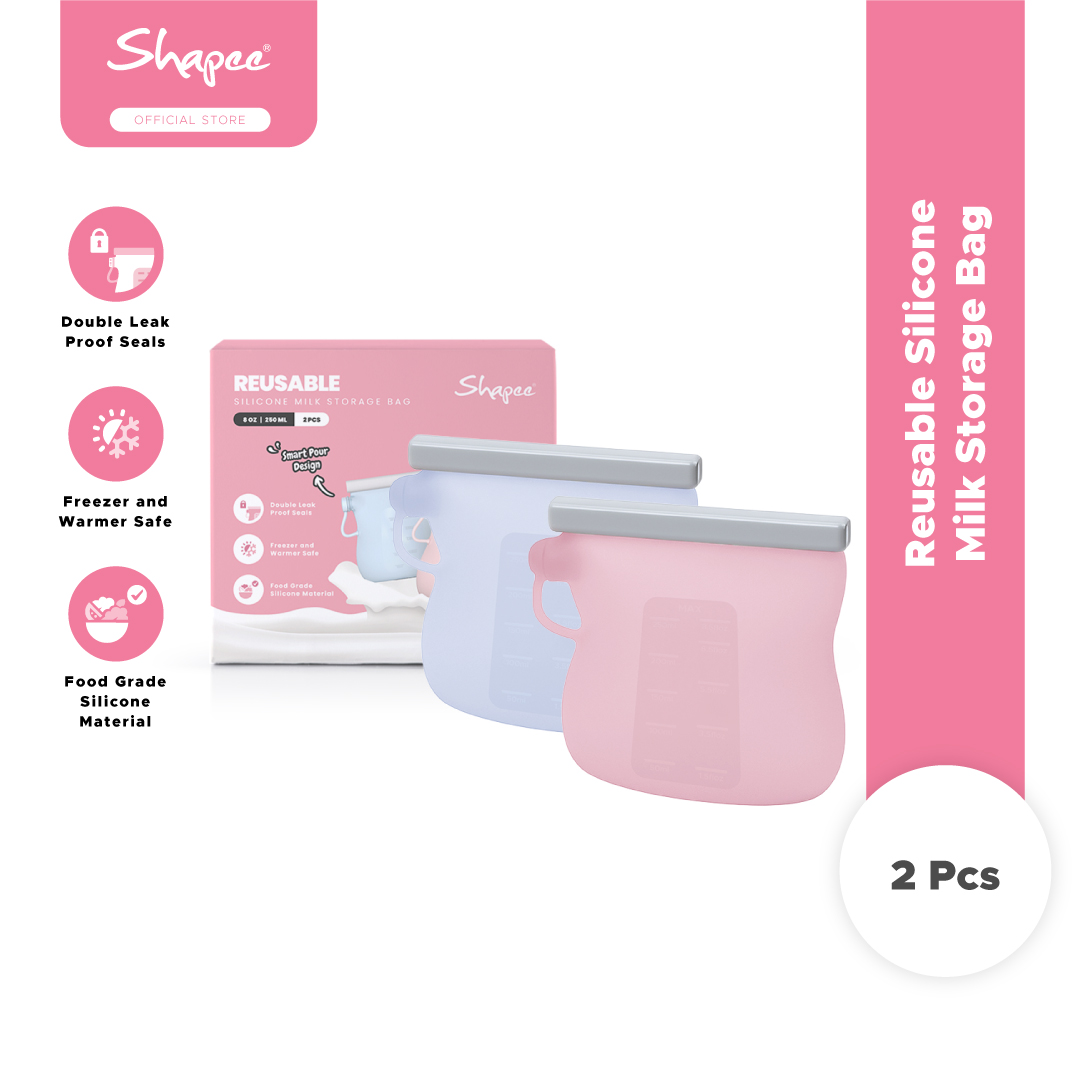 Reusable Silicone Milk Storage Bag (2pcs) - reusable milk bag multi purpose milk bag