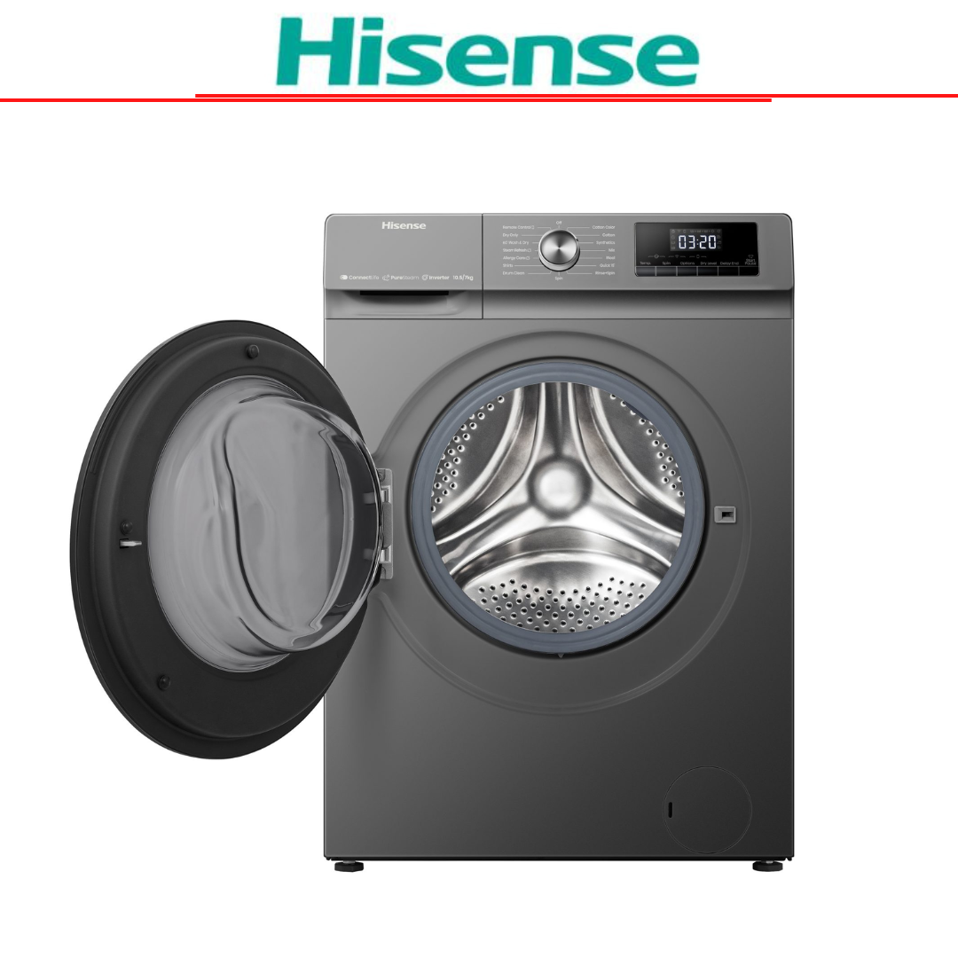 Hisense Front Load Washer Dryer 105kg7kg Wd3q1043bt Hisense