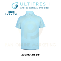 2XS - 7XL Polo T Shirt Men Short Sleeve Uniform Collar for man Ultifresh UDF05 4.0 Microfiber Polyester Baju t shirt Lelaki Lengan Pendek Baju Lelaki