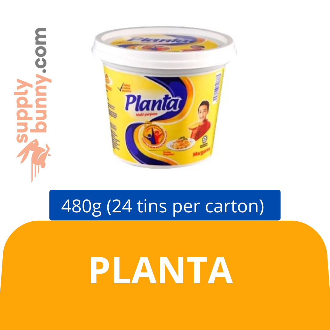 Planta (480g X 24 tins) (sold per carton) 植物牛油 PJ Grocer Marjerin