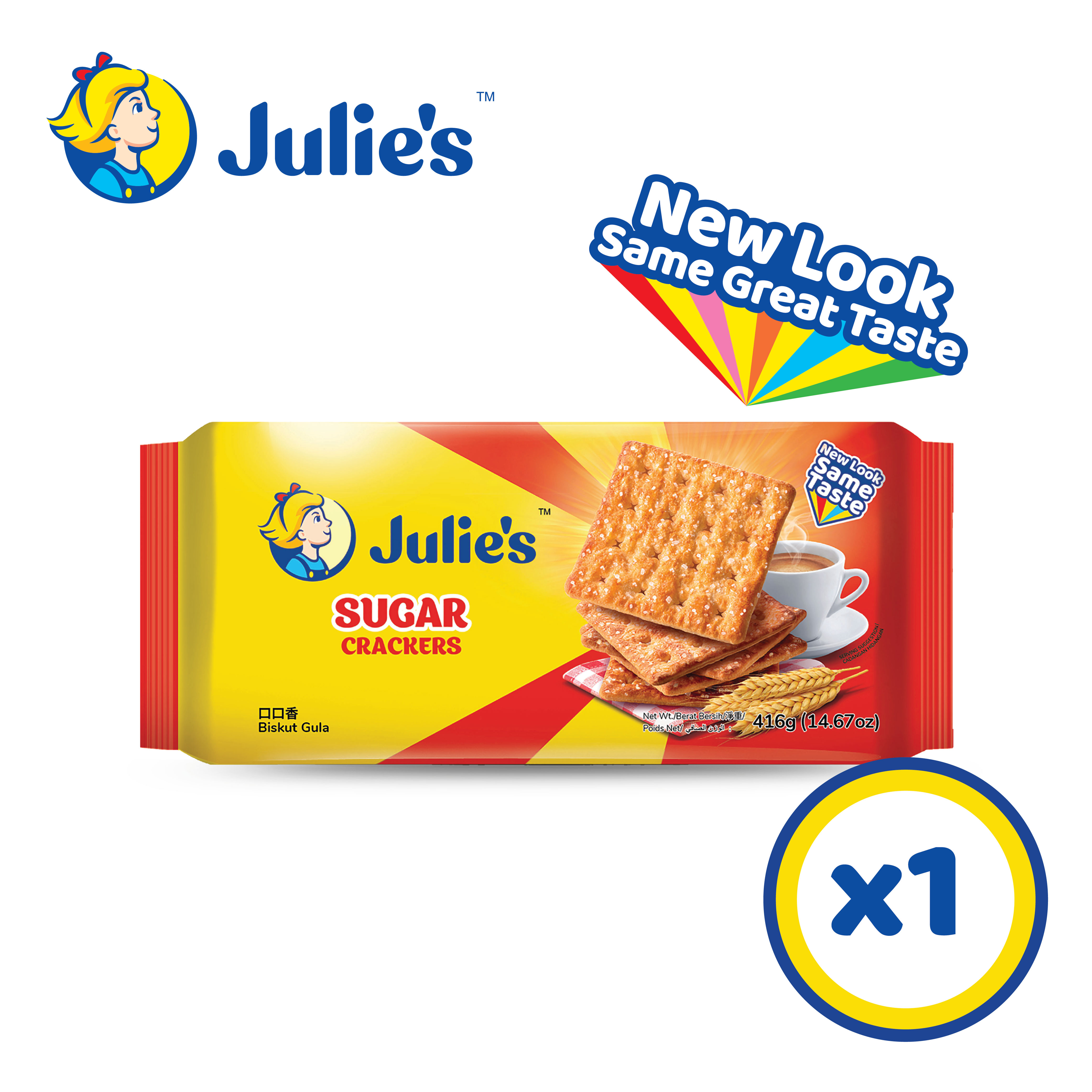 Julie\'s Sugar Crackers 416g x 1 pack