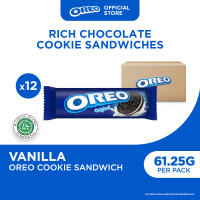 Oreo Vanilla Chocolate Sandwich Cookies 61.25g (Bundle of 3/5/12)