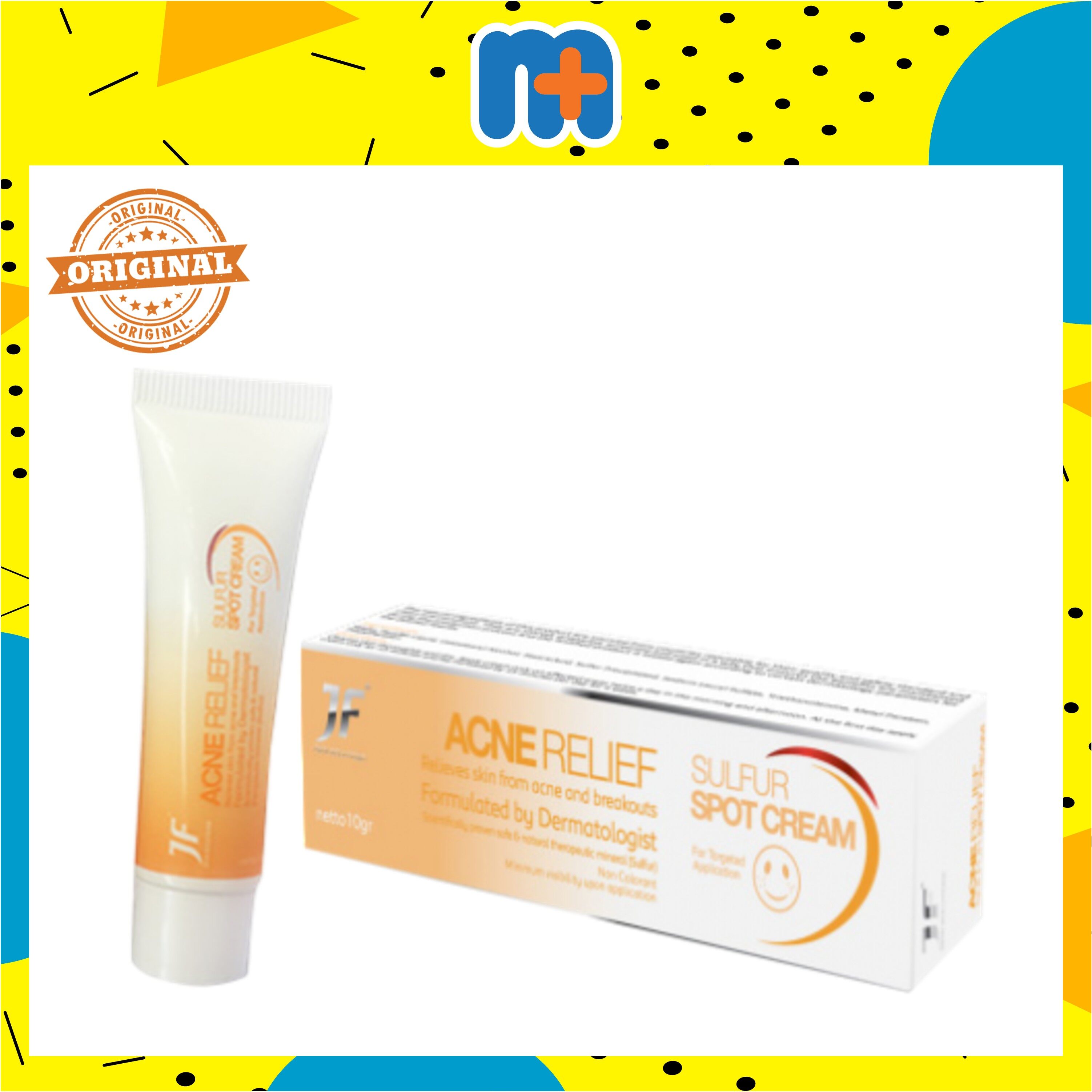 jf acne relief sulfur spot cream