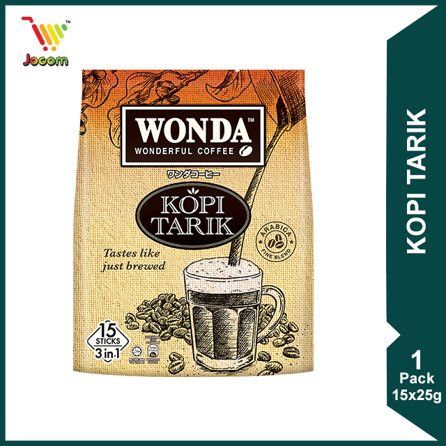 Wonda 3-in-1 Premium Coffee Kopi Tarik (15 x 25g) [KL & Selangor Delivery Only]