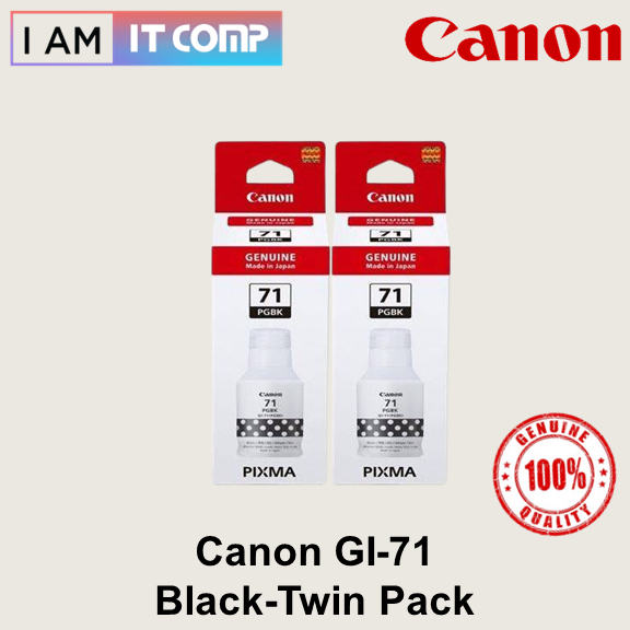 Canon GI-71 / Twin Pack / Rainbow Pack for G1020 / 2020 / 3020 / 3060