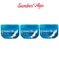 SUMBER AYU Body Scrub - Milk Bundle of 3 Whitening (200ml) | Brightening | Remove dead cells | Smoothens skin